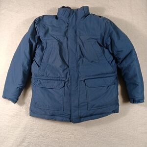 L.L. Bean Jacket Mens Large Blue Baxter State Parka Goose Down W/O Hood Gorpcore